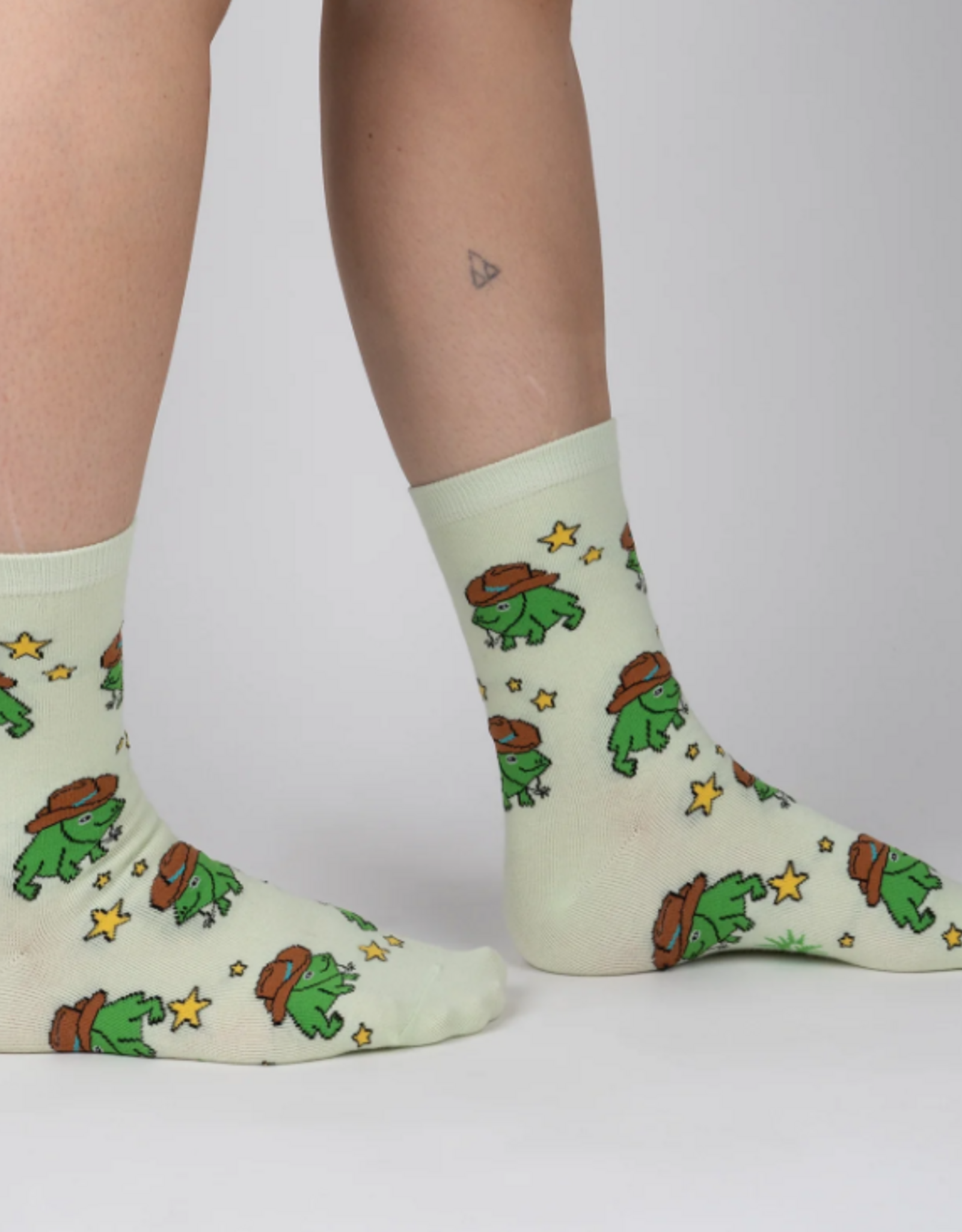 Sock It To Me Women's Crew: Yee Frog!