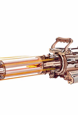 Rolife Wooden Mechanical Gears - Rotating-Barrel  Machine Gun