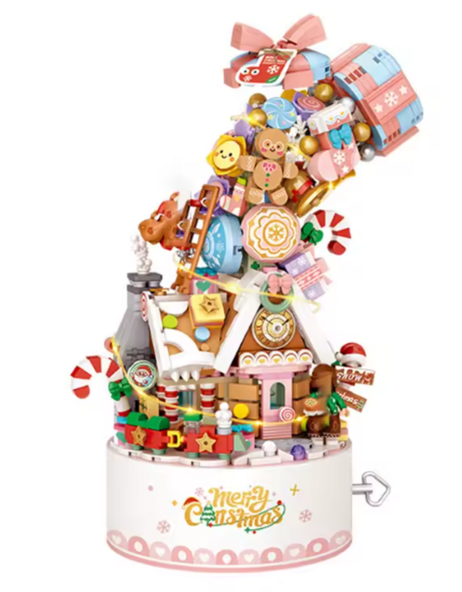 LOZ LOZ Block - Christmas Music Box (with button cell)