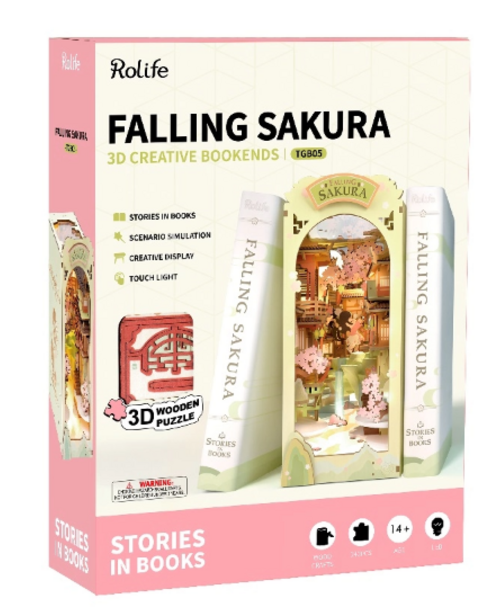 Rolife DIY Book Nook - Falling Sakura