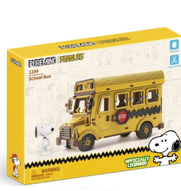 PureMind 3D Wooden Model - Snoopy School Bus