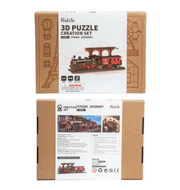Rolife 3D Wooden Model - Steam Journey