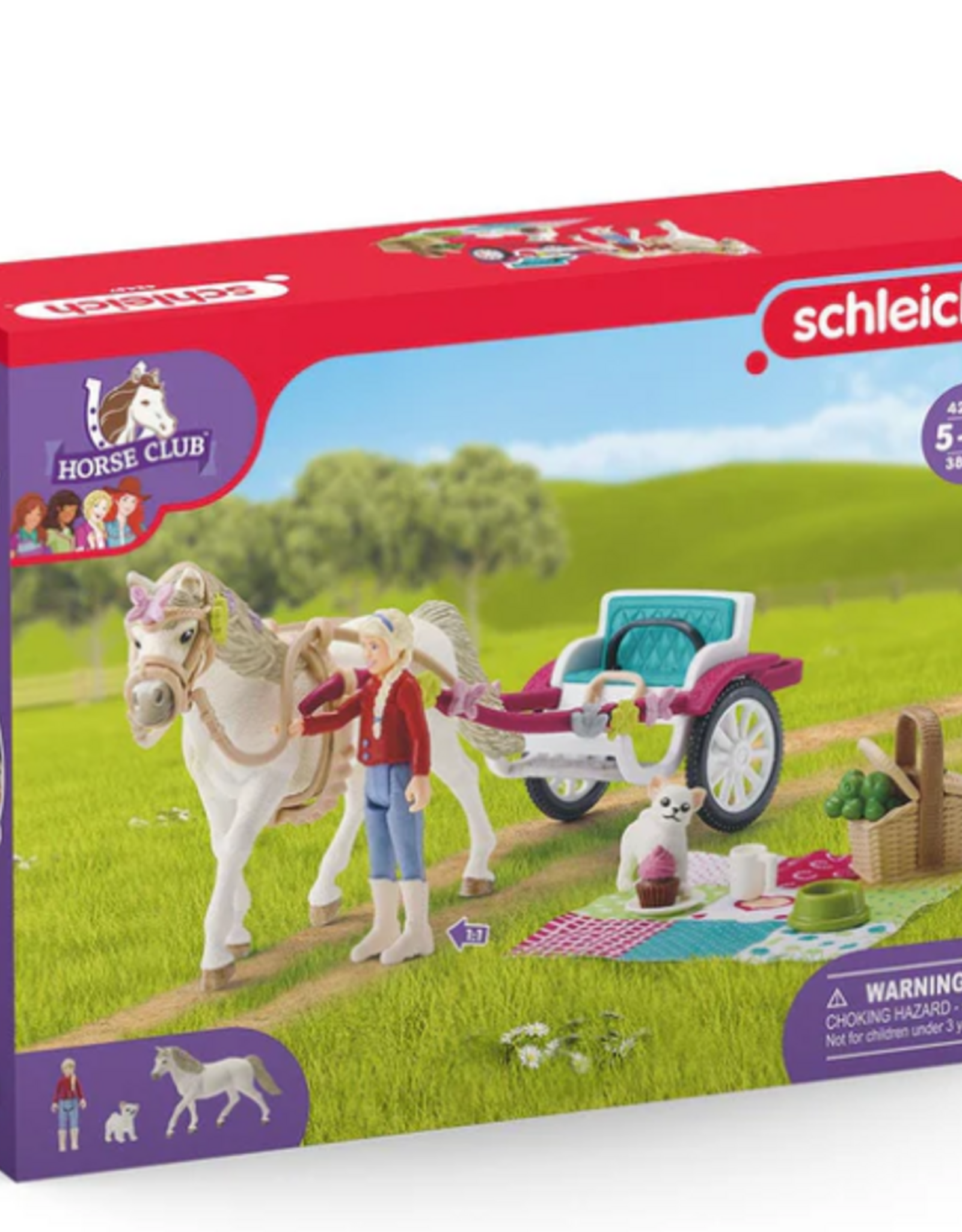 Schleich Horse Club Small Carriage For The Big Horse Show 42467