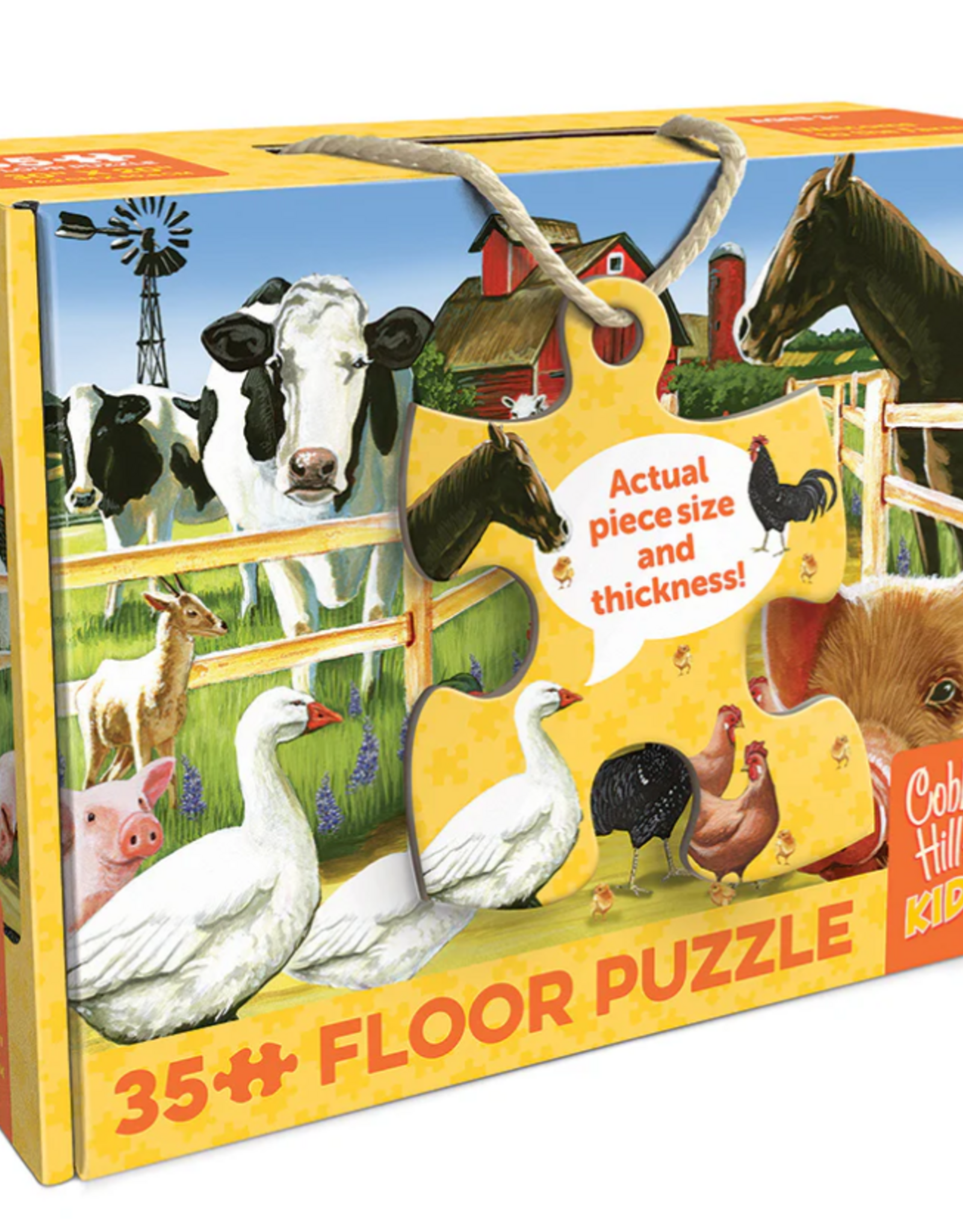 Cobble Hill Welcome to the Farm Floor Puzzle (35pc)