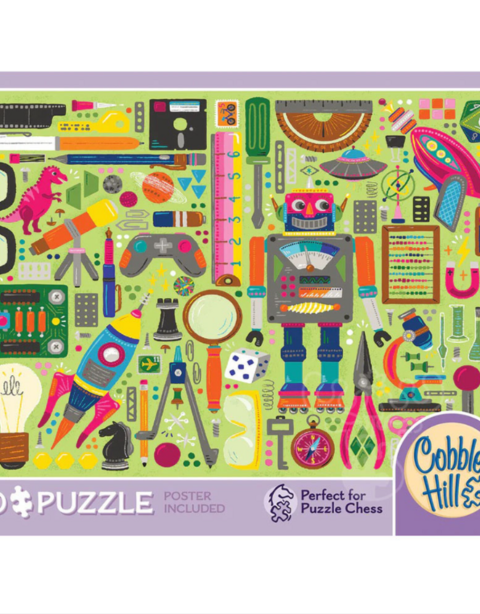 Cobble Hill Nerdy Junk Drawer 100pc