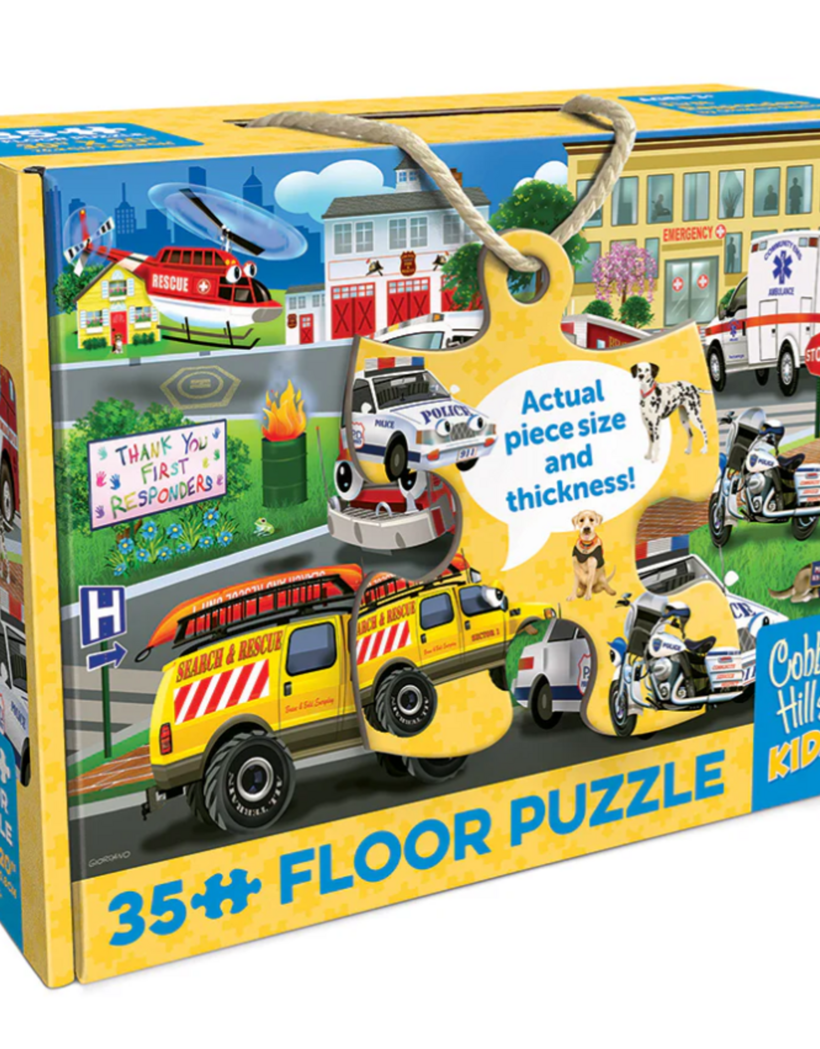 Cobble Hill First Responders Floor Puzzle (35pc)