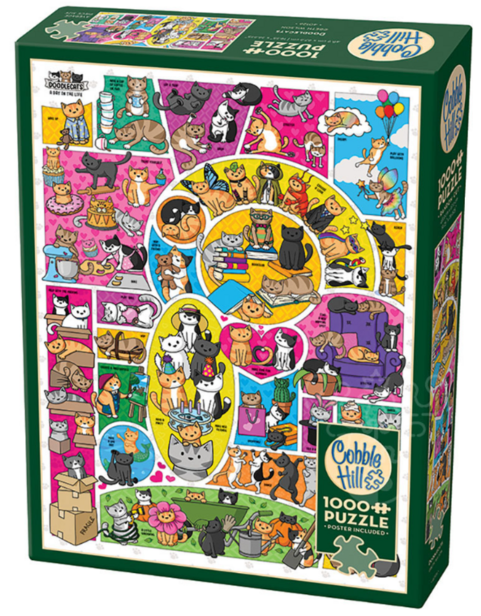 Cobble Hill Doodlecats 1000pc