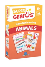 Blue Orange Super Genius Animals