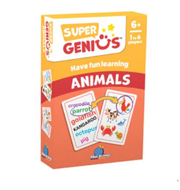 Blue Orange Super Genius Animals