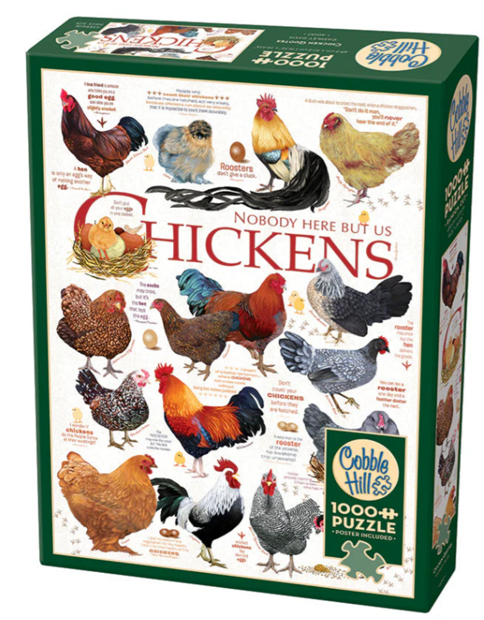 Cobble Hill Chicken Quotes 1000pc