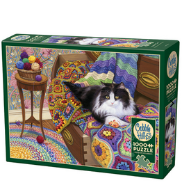 Cobble Hill Comfy Cat 1000pc