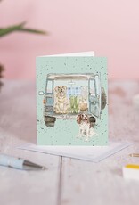 Wrendale Design Card - Paws for a Picnic Gift Card Enclosure