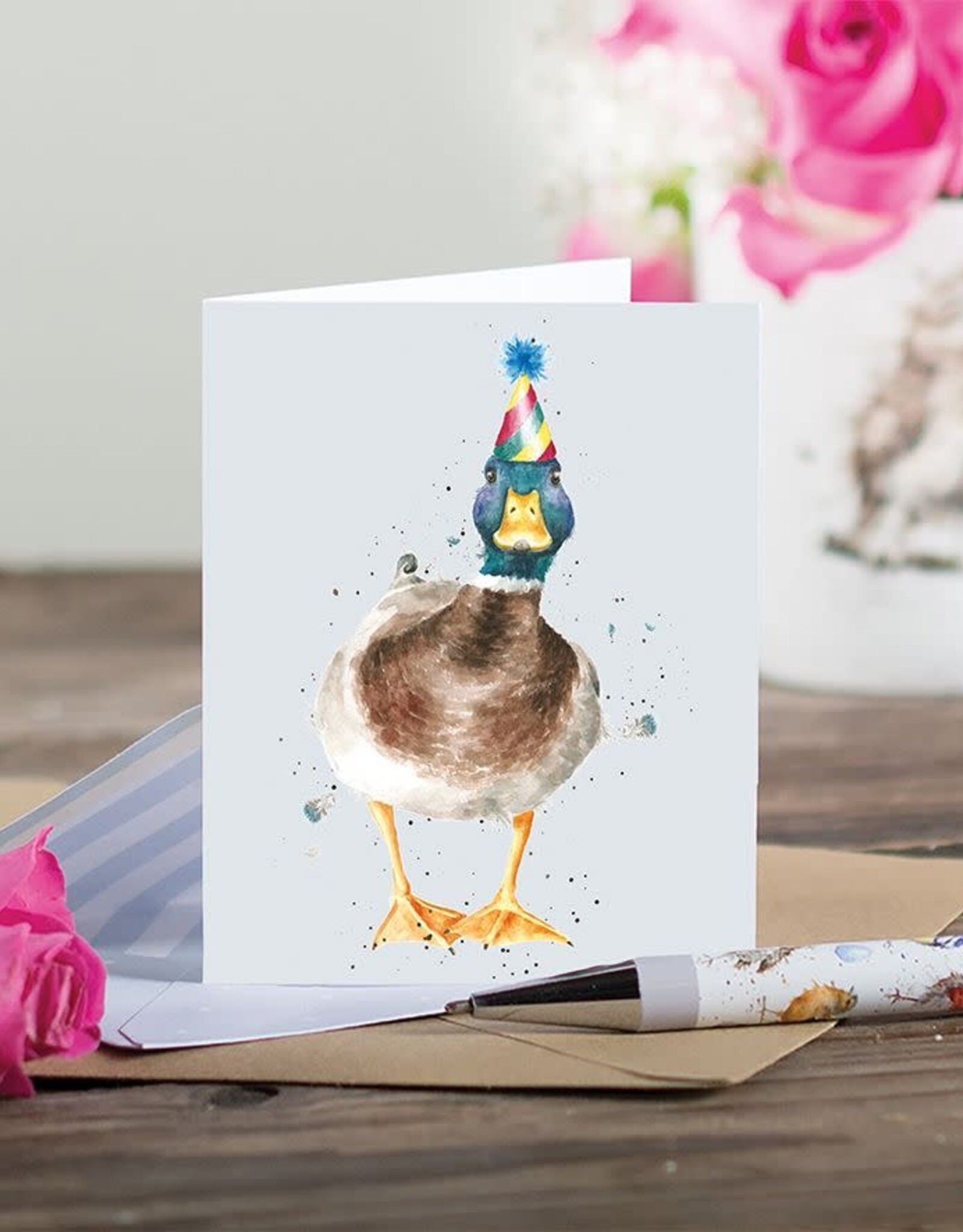 Wrendale Design Card - Conquackulations Gift Card Enclosure