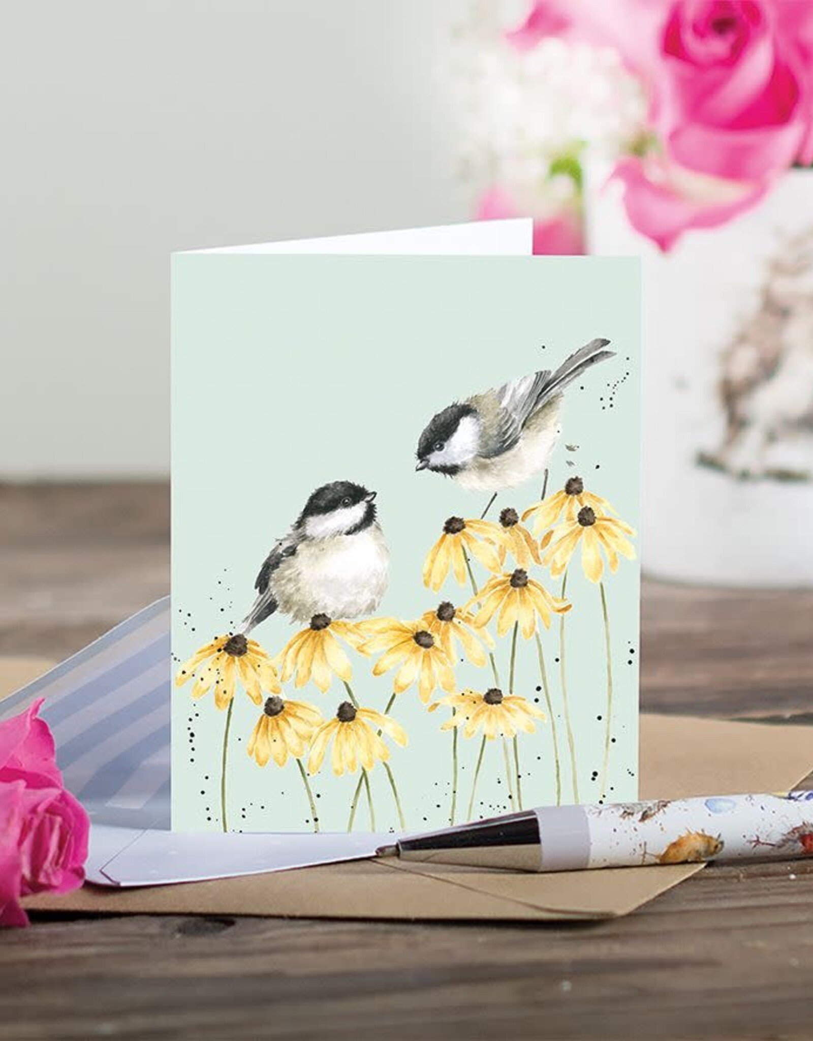 Wrendale Design Cards-My Sweet Chickadee Gift Card Enclosure