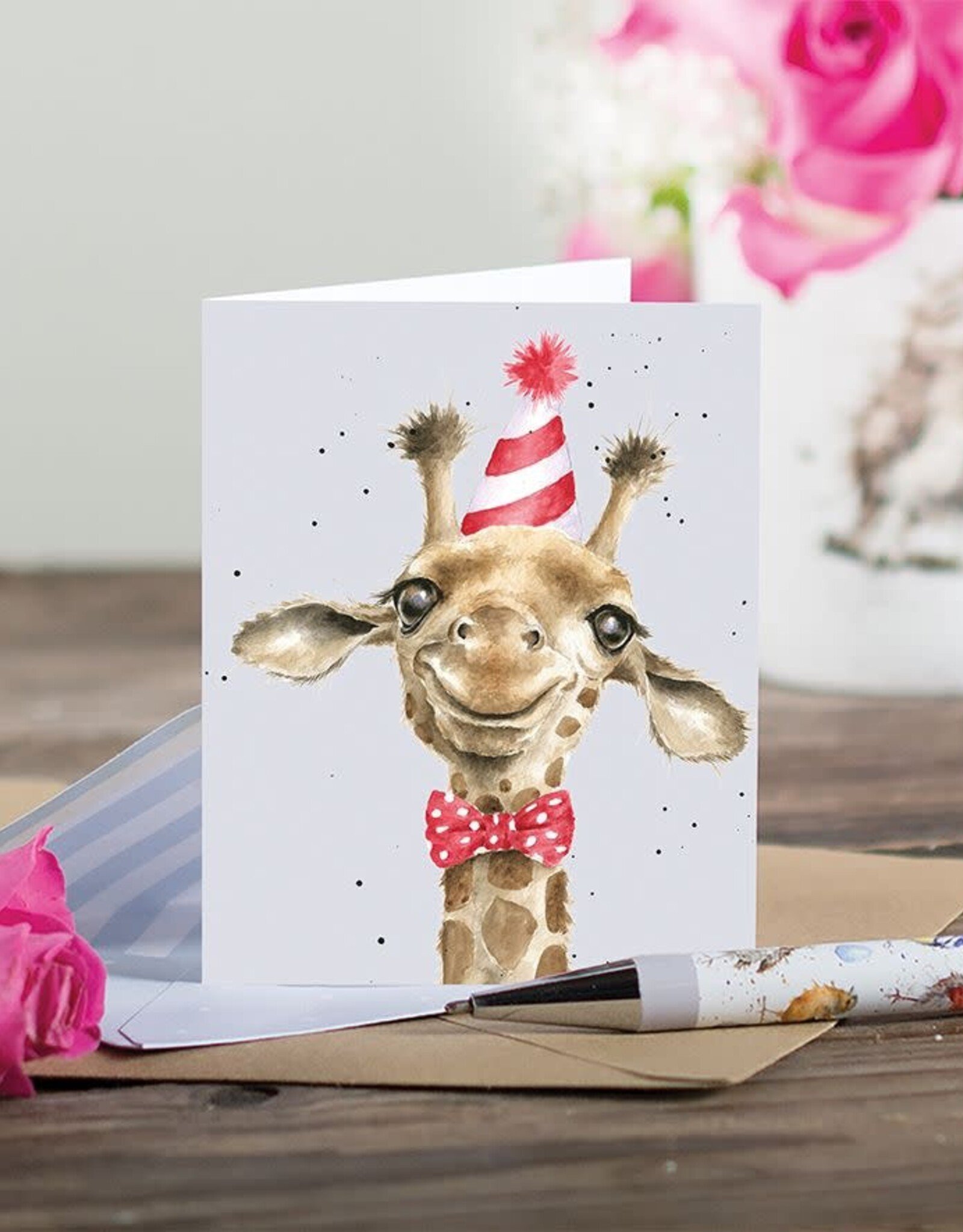 Wrendale Design Cards-Here for the Cake Gift Card Enclosure