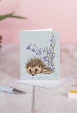 Wrendale Design Cards-Love and Hedgehugs Gift Card Enclosure