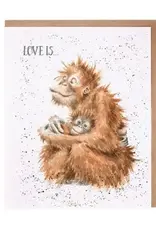 Wrendale Design Card - Love is... Single Card