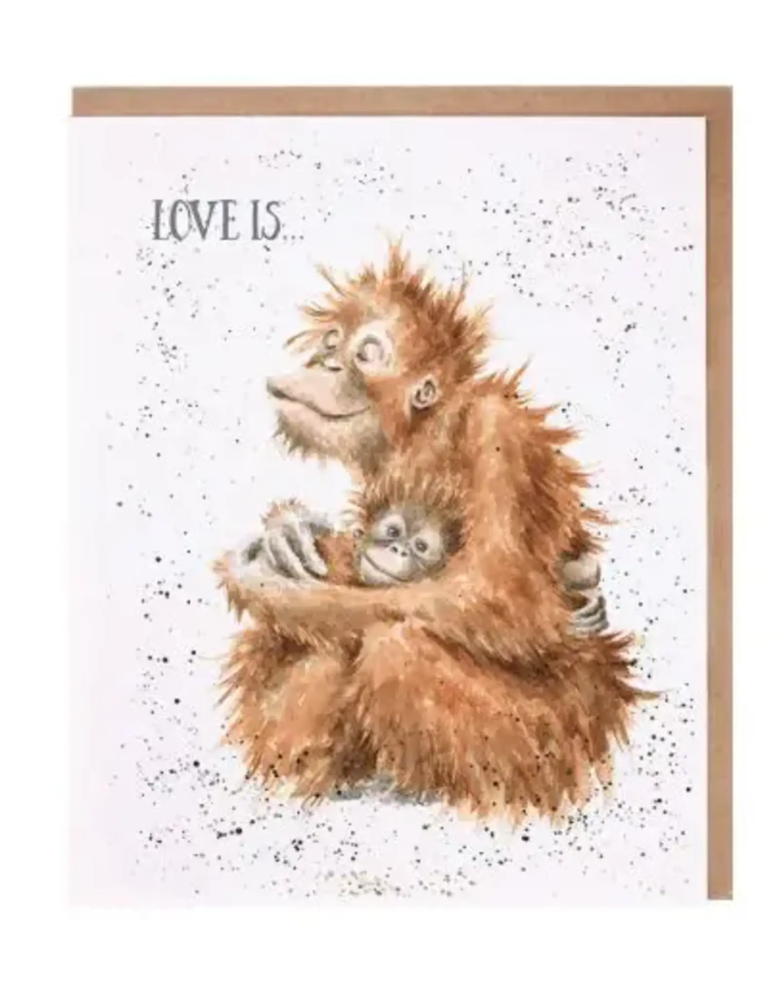 Wrendale Design Card - Love is... Single Card