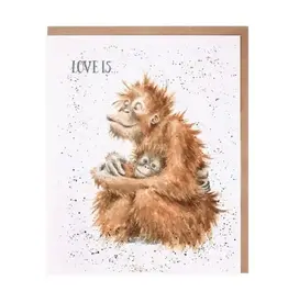 Wrendale Design Card - Love is... Single Card