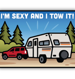 Stickers NW l'M SEXY AND I TOW IT TRAILER STICKER