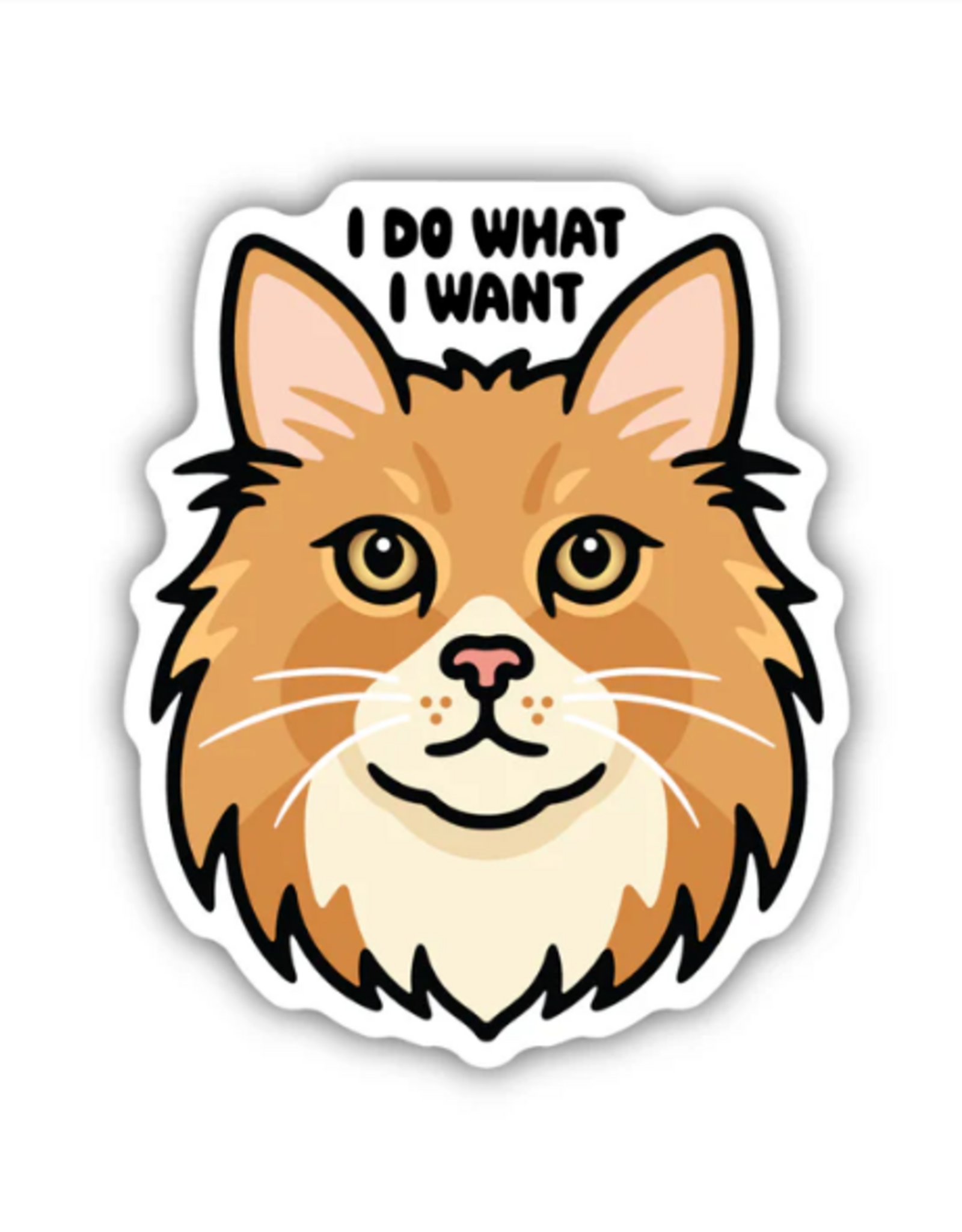 Stickers NW I DO WHAT I WANT CAT STICKER