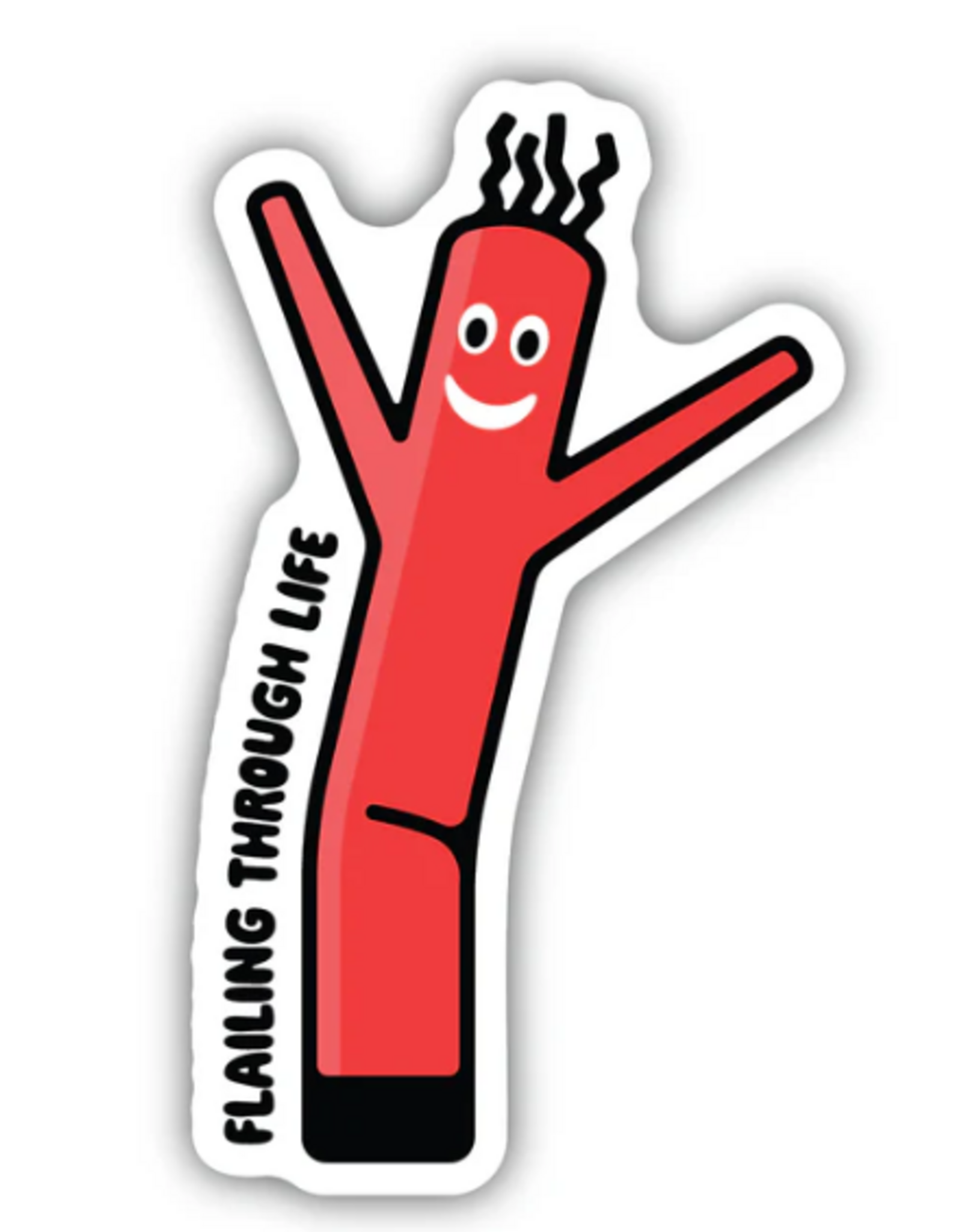 Stickers NW FLAILING THROUGH LIFE INFLATABLE TUBE MAN STICKER