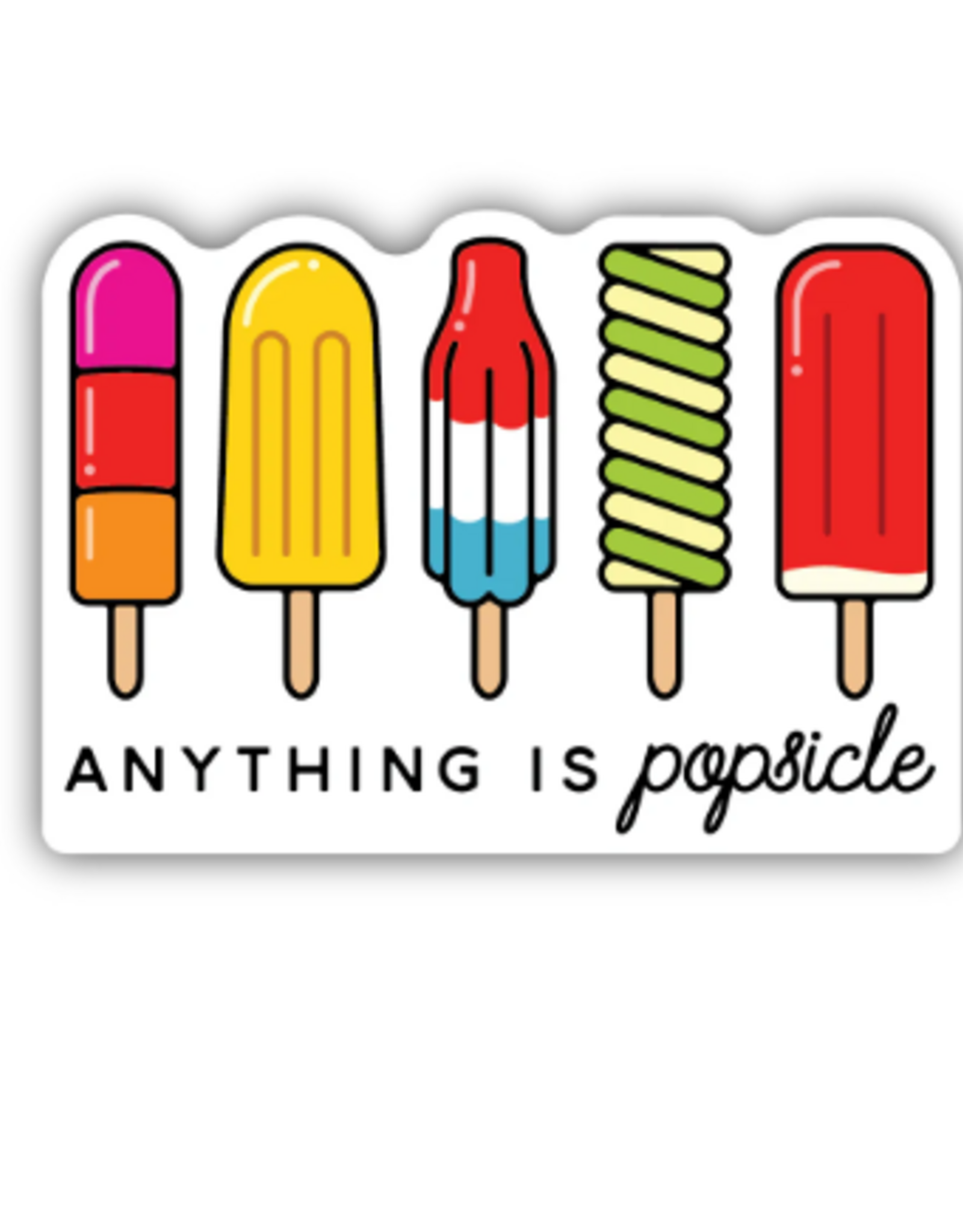 Stickers NW ANYTHING IS POPSICLE STICKER