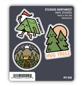 Stickers NW CAMPING MINI STICKER TRIO