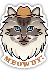 Stickers NW MEOWDY CAT FACE STICKER