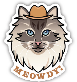 Stickers NW MEOWDY CAT FACE STICKER