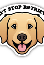 Stickers NW DON'T STOP RETRIEVIN' GOLDEN RETRIEVER STICKER