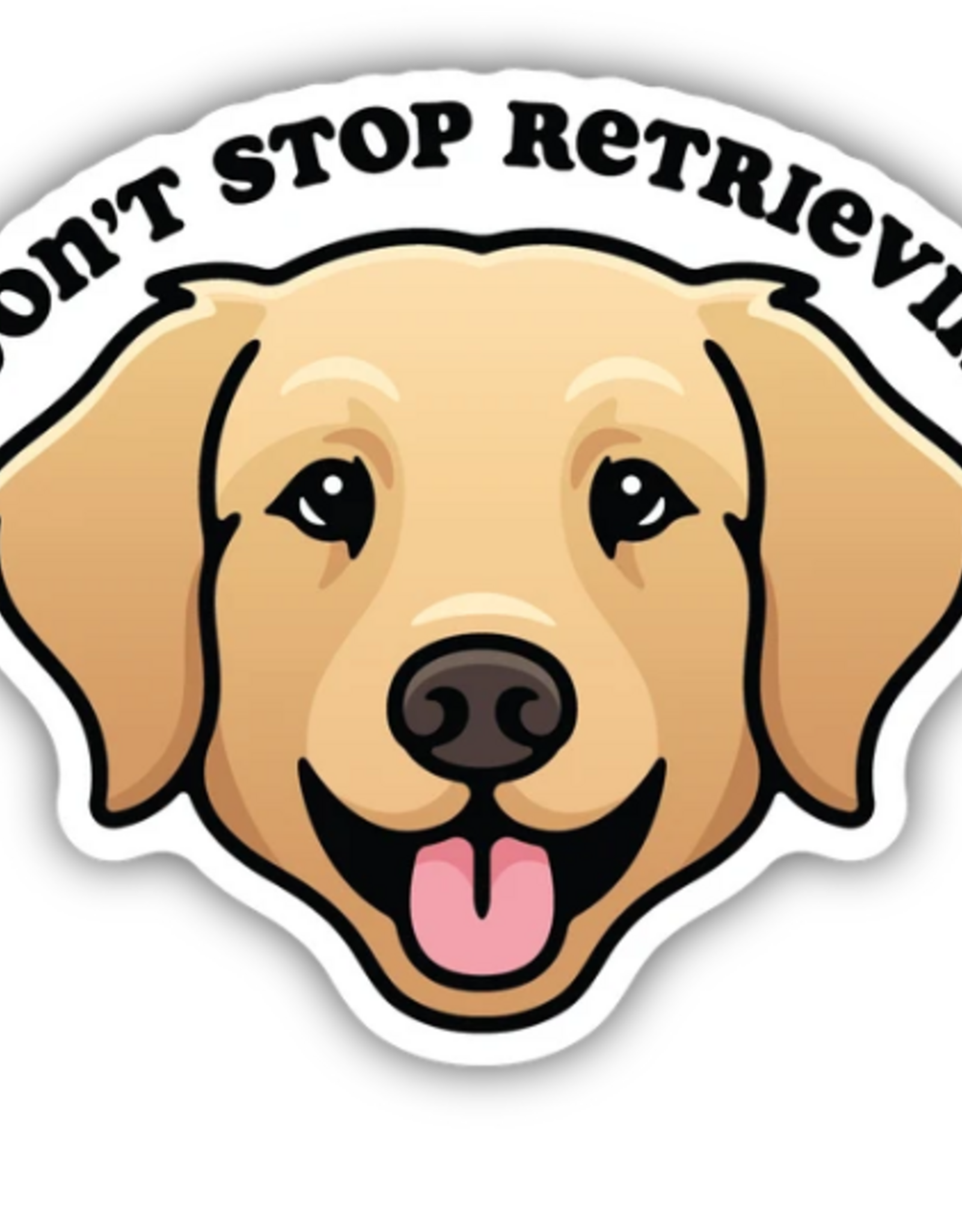 Stickers NW DON'T STOP RETRIEVIN' GOLDEN RETRIEVER STICKER