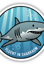 Stickers NW FLUENT IN SHARKASM SHARK STICKER