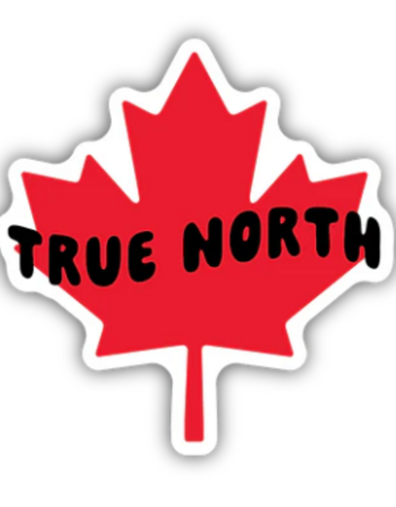 Stickers NW TRUE NORTH MAPLE LEAF STICKER