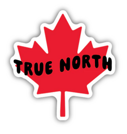 Stickers NW TRUE NORTH MAPLE LEAF STICKER