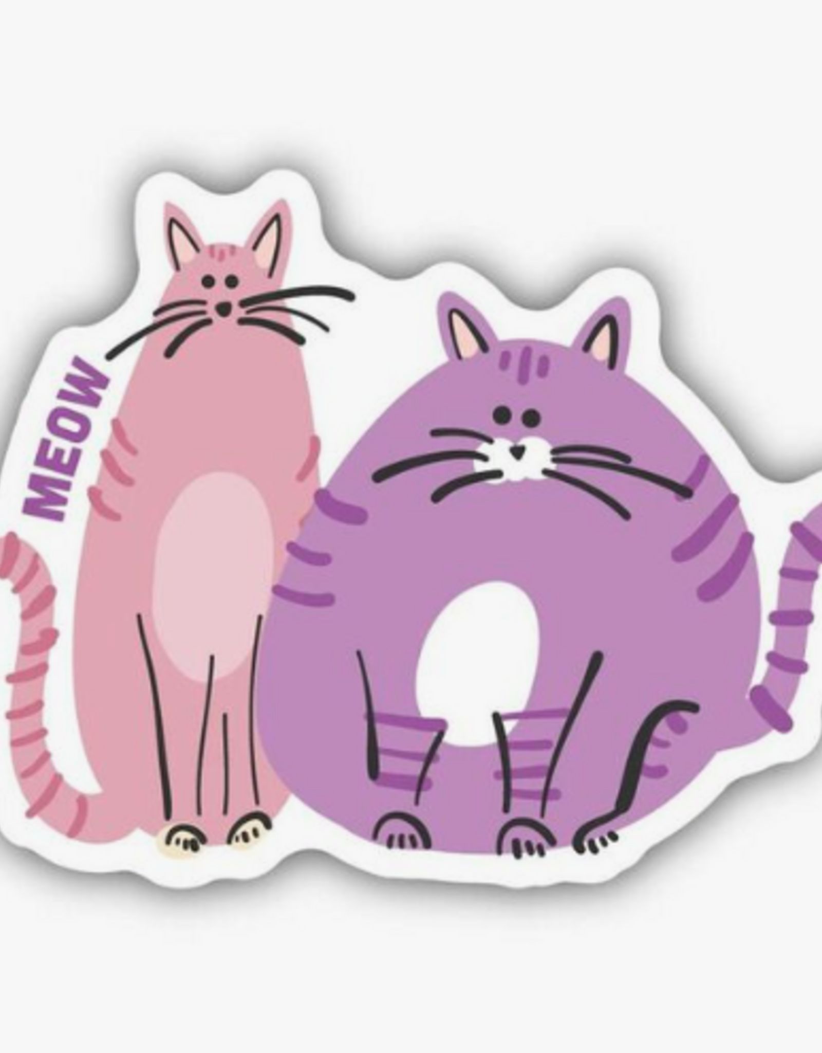 Stickers NW COLORFUL CATS STICKER