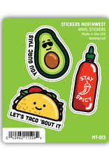 Stickers NW TACO MINI STICKER TRIO