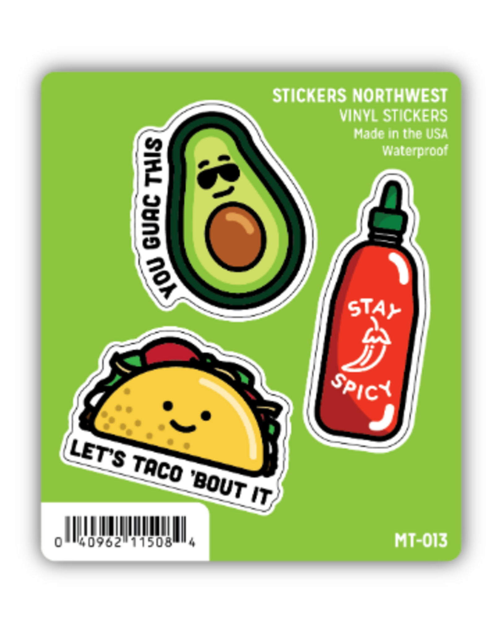 Stickers NW TACO MINI STICKER TRIO