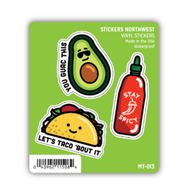Stickers NW TACO MINI STICKER TRIO