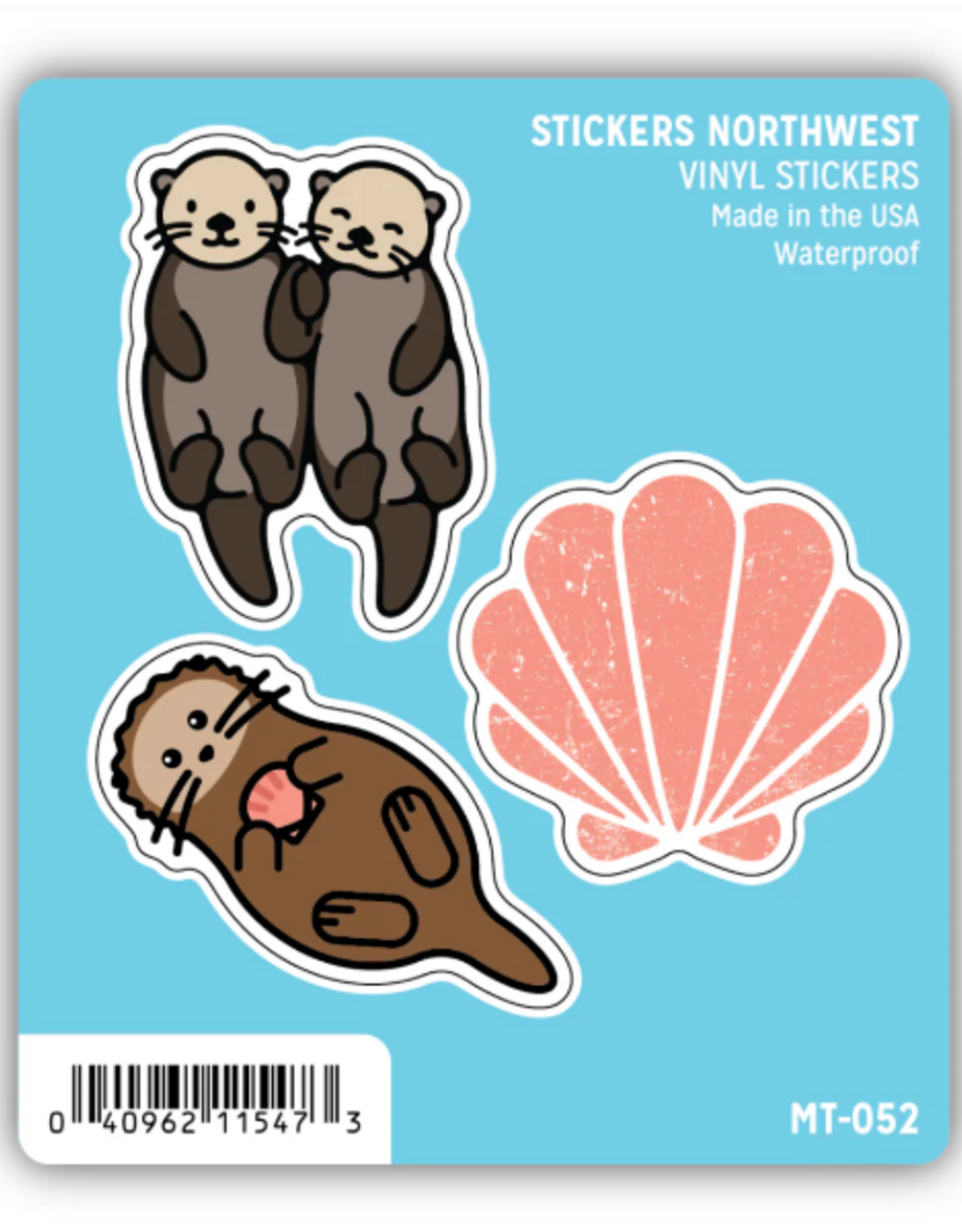 Stickers NW SEA OTTER MINI STICKER TRIO