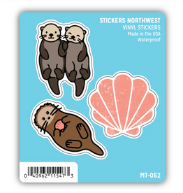 Stickers NW SEA OTTER MINI STICKER TRIO