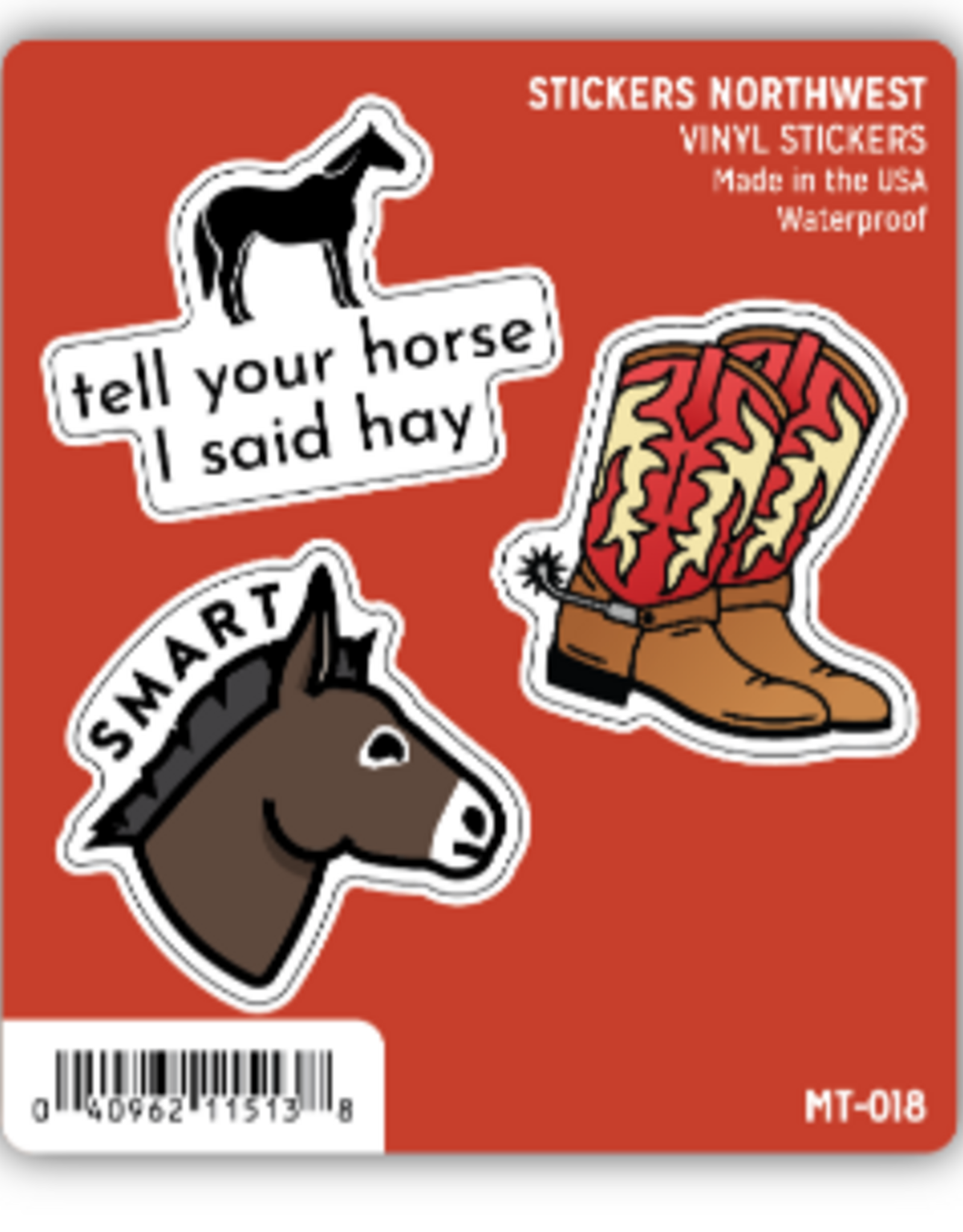 Stickers NW SNARKY COWBOY MINI STICKER TRIO