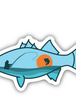 Stickers NW BASS FISHERMAN STICKER