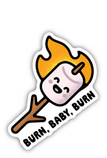 Stickers NW BURN BABY BURN SMORE STICKER