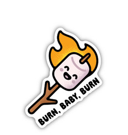 Stickers NW BURN BABY BURN SMORE STICKER