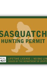 Stickers NW SASQUATCH HUNTING PERMIT STICKER