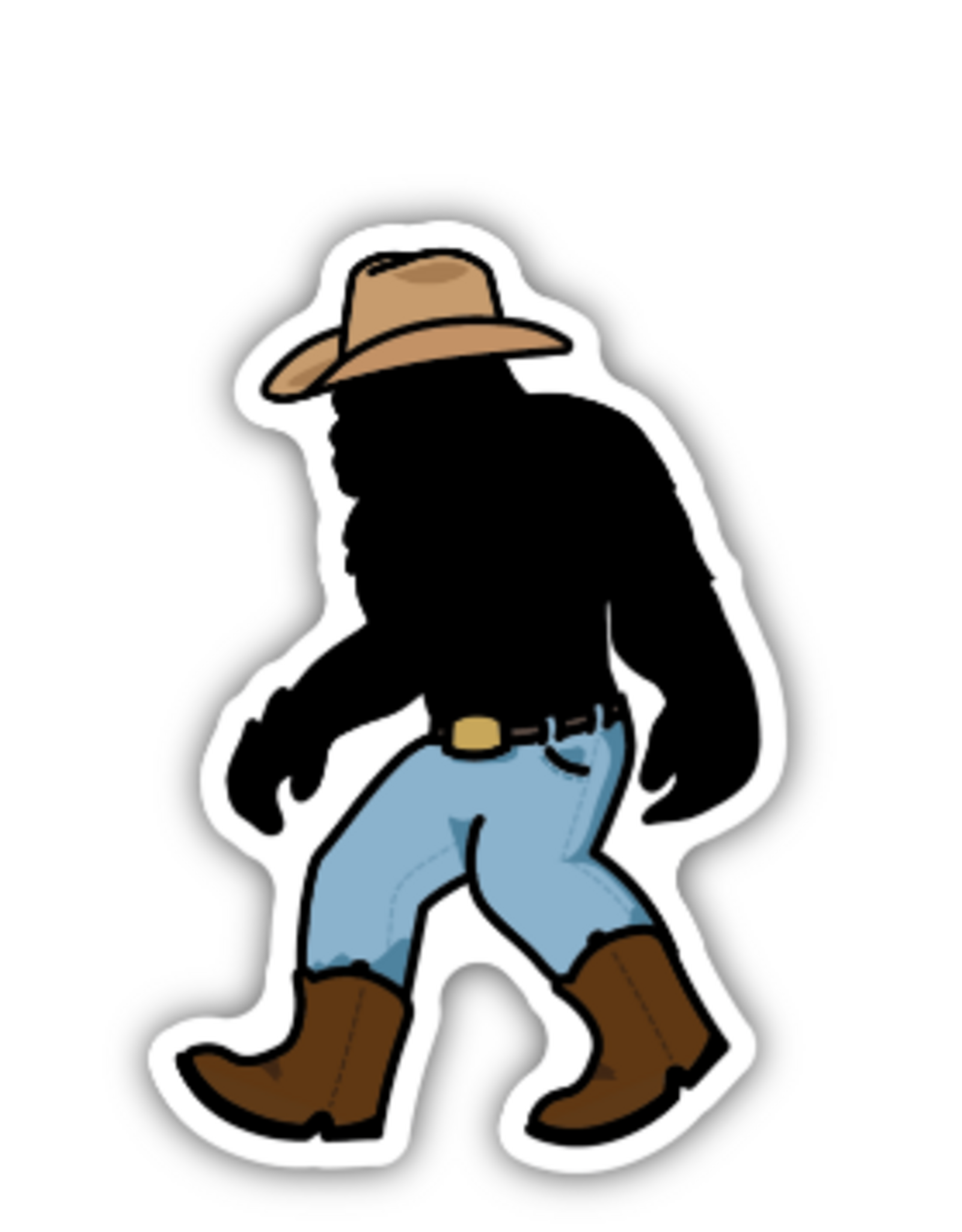 Stickers NW SASQUATCH COWBOY STICKER