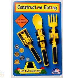 Constructive Eating Constructive Eating Utensils Set (Clamshell )