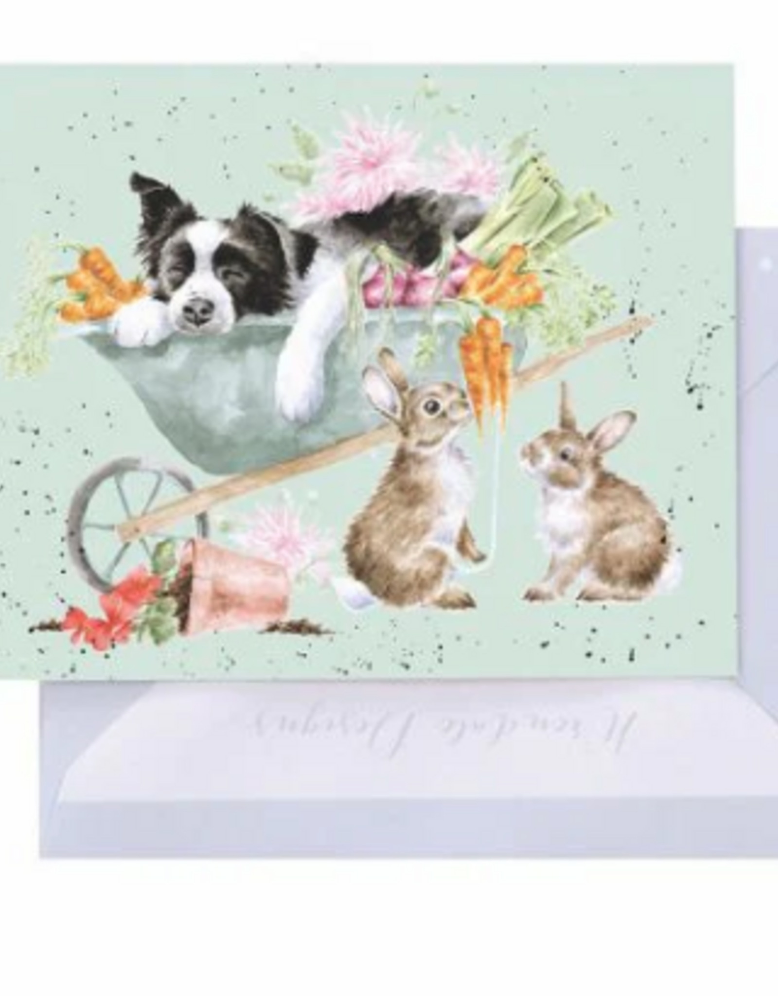 Wrendale Design Card - Sleeping on the Job Gift Card Enclosure