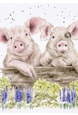 Wrendale Design Cards-Nosy Neighboars Gift Card Enclosure